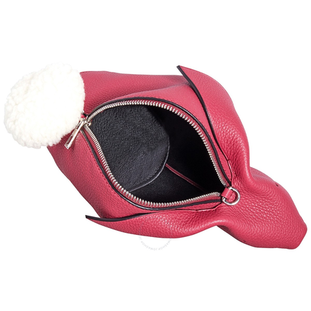 Loewe Loewe Ladies Bunny Mini Raspberry Crossbody Bag 199.12.T35.7330