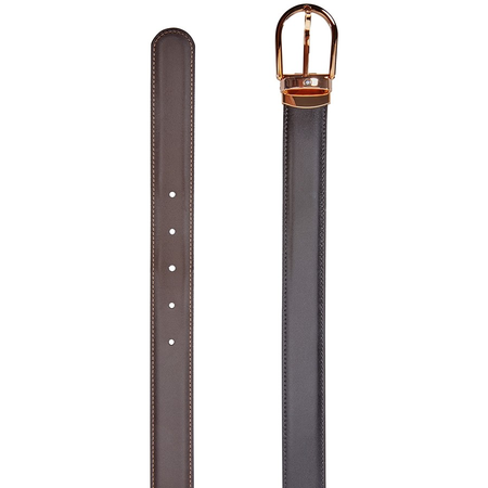 Montblanc Montblanc Black / Brown Leather Reversable Men's Belt 111633