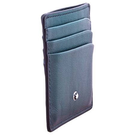 Montblanc Meisterstuck Selection 6cc Pocket Holder- Petrol Blue 118367