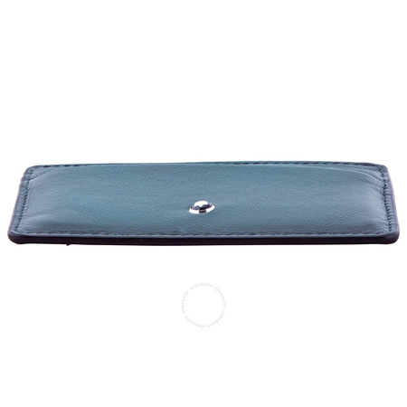 Montblanc Meisterstuck Selection 6cc Pocket Holder- Petrol Blue 118367
