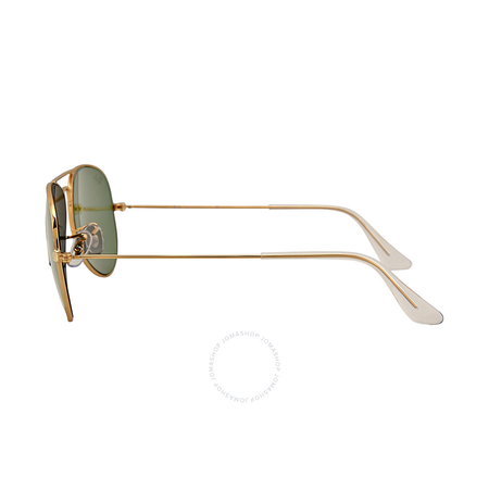 Ray Ban Aviator Arista Green 55 mm Sunglasses RB3025 W3234 55-14 RB3025 W3234 55-14