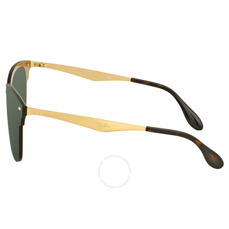 Ray Ban Blaze Clubmaster Green Classic Sunglasses RB3576N 043/71 47 RB3576N 043/71 47