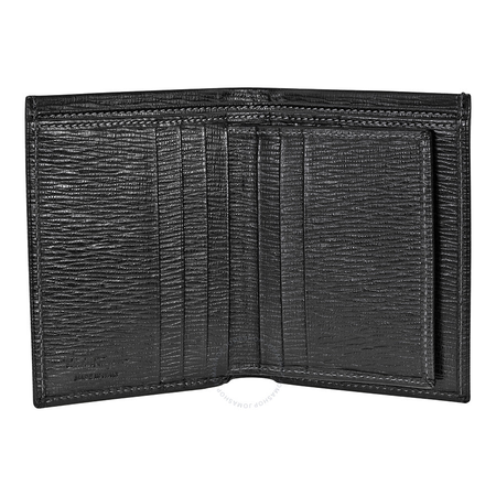 Ferragamo Embossed Bifold Calfskin Wallet - Black 66-7071BK