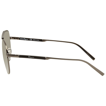 Salvatore Ferragamo Grey Square Men's Sunglasses SF174SP 021 60