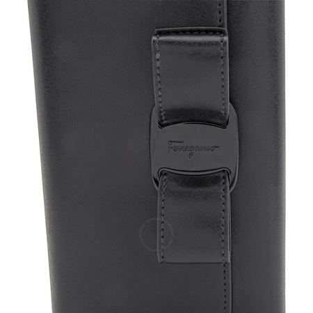 Ferragamo Salvatore  Ladies Vara Bow Continental Wallet in Black 22D324 691367