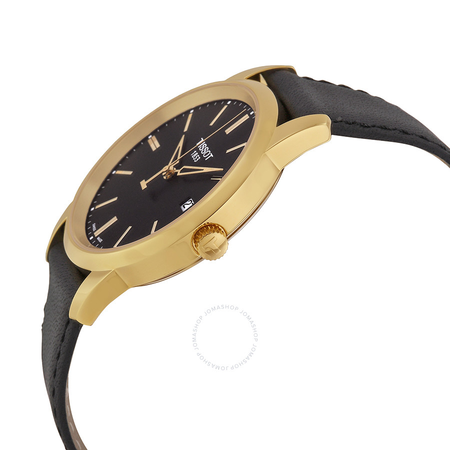 Tissot Classic Dream Black Dial  Black Leather Men's T0334103605101 T033.410.36.051.01