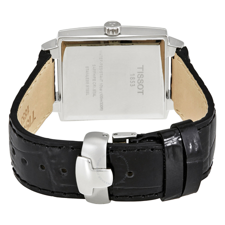 Tissot T-Trend TXL Black Dial Black Leather Ladies Watch T061.310.16.051.00