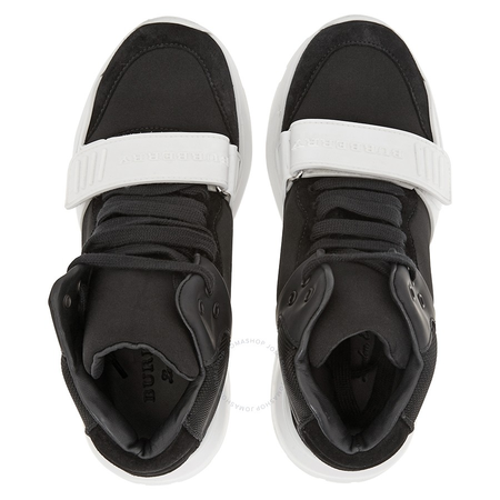 Burberry Womens Suede and Neoprene High-top Sneakers 4078199