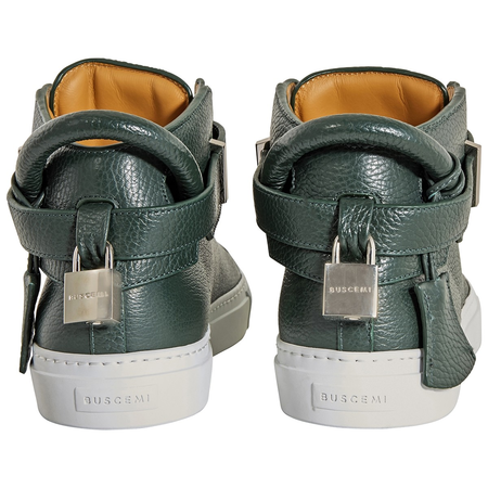 Buscemi Men's Green Bus 100M Hightop 219SM100LK010A 0920