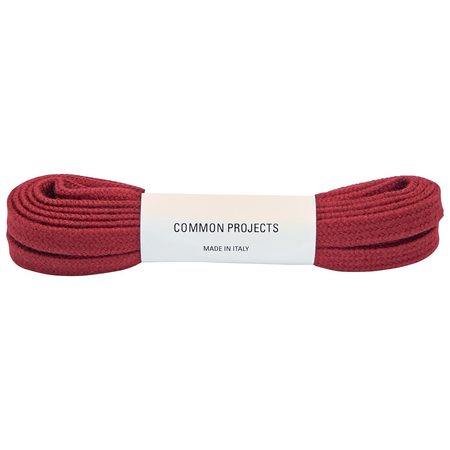 Common Projects Men's Red  Low Top Leather Sneaker 2155 3533