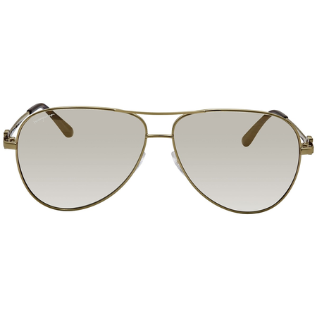 Ferragamo Grey Aviator Men's Sunglasses SF167S 718 62