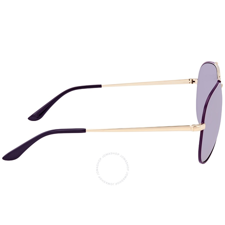 Ferragamo Purple Aviator Unisex Sunglasses SF131S73660