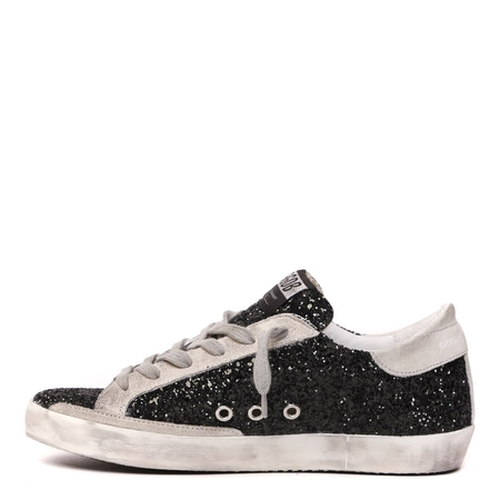 Golden Goose Deluxe Brand Ladies Superstar Black/White Sneakers G36WS590S47