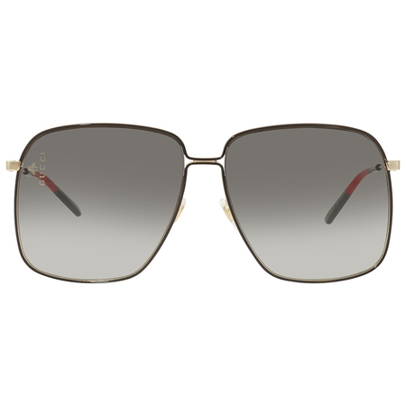 Gucci Grey Shaded Oversized Sunglasses GG0394S 001 61