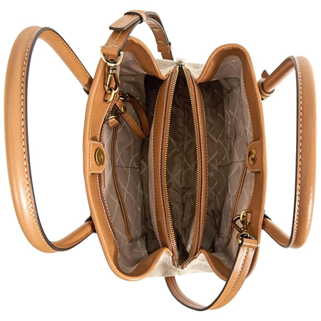 Michael Kors Mercer Gallery Medium Satchel- Natural 30H8BZ5T8C-270