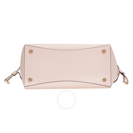 Michael Kors Small Voyager Textured Crossgrain Leather Tote- Soft Pink 30H7GV6T9L-187