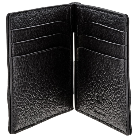 Montblanc Meisterstuck Soft Grain Wallet 6cc with Money Clip- Black 118754