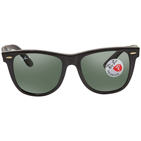 Ray Ban Ray Ban Orignal Wayfarer Classic Crystal Green Polarized Sunglasses Men's Sunglasses RB2140F 901/58 54 RB2140F 901/58 54