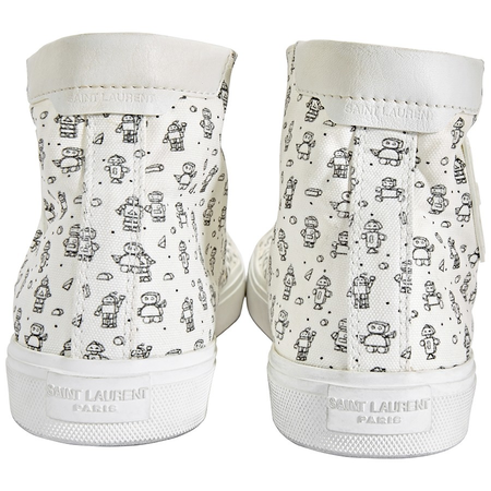 Saint Laurent Men's Sneaker Hitop Robot 553554 94G10 9473