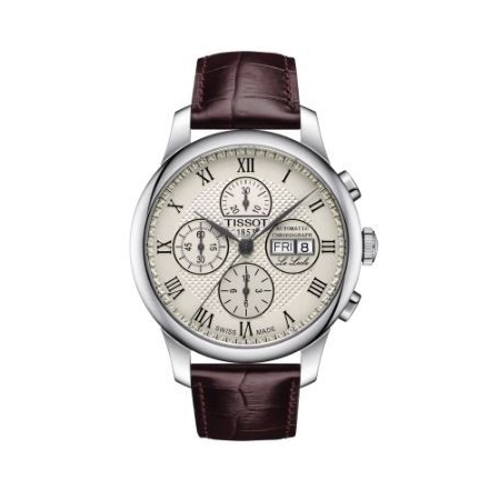 Tissot Le Locle Valjoux Chronograph Automatic Silver Dial Men's Watch T006.414.16.263.00