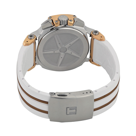 Tissot T-Race Chronograph White Dial Men's Watch T0484172701200 T048.417.27.012.00