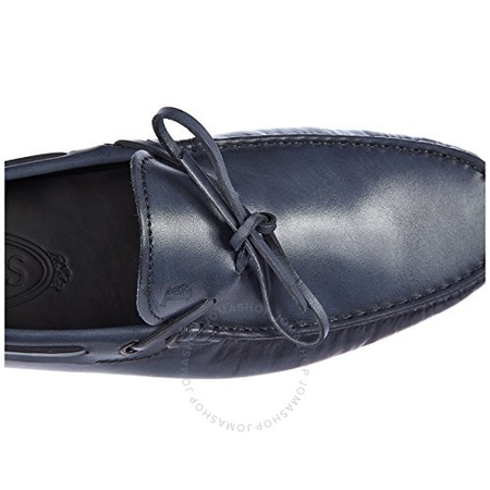 Tod's Men's Light Blue Ink Leather Moccasins XXM0GW05470D9CU817