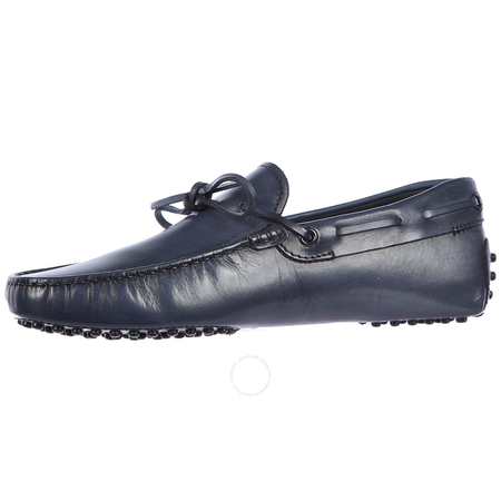 Tod's Men's Light Blue Ink Leather Moccasins XXM0GW05470D9CU817