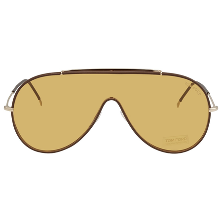 Tom Ford Yellow Shield Sunglasses FT0671 48E 137