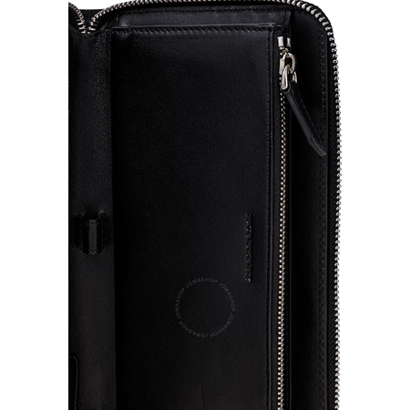 Burberry London Check Ziparound Wallet- Navy/Black 3996193