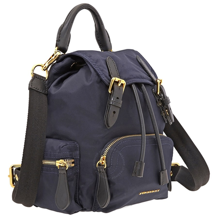 Burberry Small Crossbody Rucksack in Nylon- Ink Blue 4075973