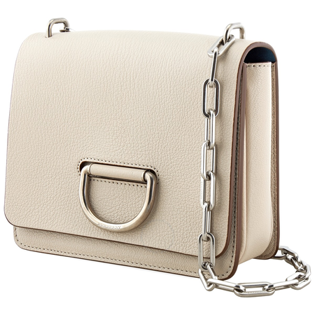 Burberry The Small Leather D-ring Bag- Stone 4076289