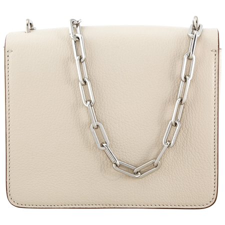 Burberry The Small Leather D-ring Bag- Stone 4076289
