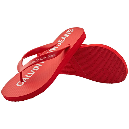 Calvin Klein Men's Errol Jelly Flip Flops S0604 TMT