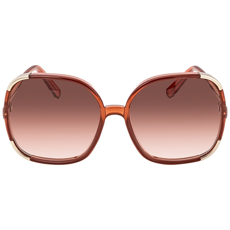 Chloe Myrte Brown Gradient Ladies Sunglasses CE719S22360