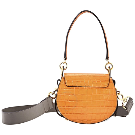 Chloe Small Tess Shoulder Bag- Autumnal Brown CHC19SS153A87211
