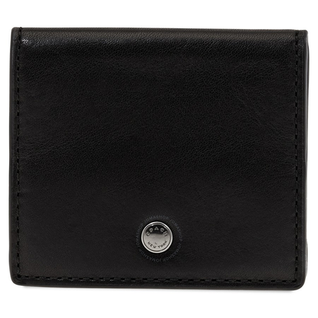Coach Men's Coin Purse Leather Black Oragami Coin Case Sc 28355 BLK