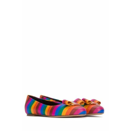 Ferragamo Ferragamo-19SS Multicolor Ballerina Flats 01N983 705544