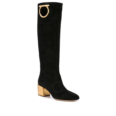 Ferragamo Mirror Heel Gancini Boot 01N471 693049