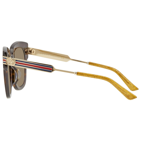 Gucci Brown Square Ladies Sunglasses GG0281SA 002 51