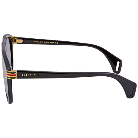 Gucci Gucci Grey Polarized Pilot Men's Sunglasses GG0525S00260 GG0525S00260