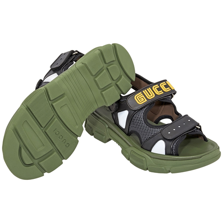Gucci Leather and Mesh Sandal 546064 DIR10 1065