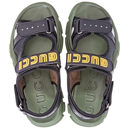 Gucci Leather and Mesh Sandal 546064 DIR10 1065