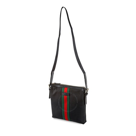 Gucci Men's Messenger bag  Band Black  Band Messenger Canvas 387111 KWT7N 1060