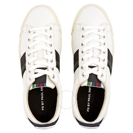 Paul Smith Paul Smith Leather Seppo Trainers in White U227-LEA