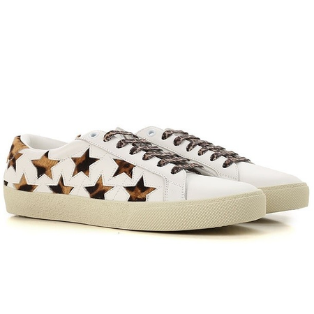 Saint Laurent Ladies Sneaker Leopardstar 533729 0M5F0 9299