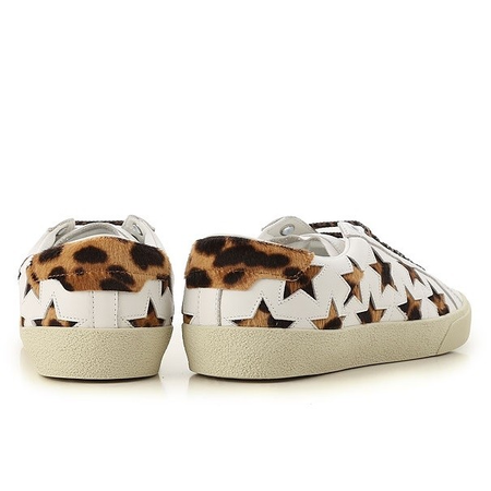 Saint Laurent Ladies Sneaker Leopardstar 533729 0M5F0 9299