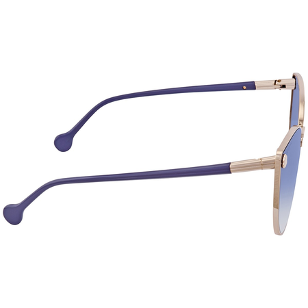 Salvatore Ferragamo Blue Cat Eye Ladies Sunglasses SF185S 743 64