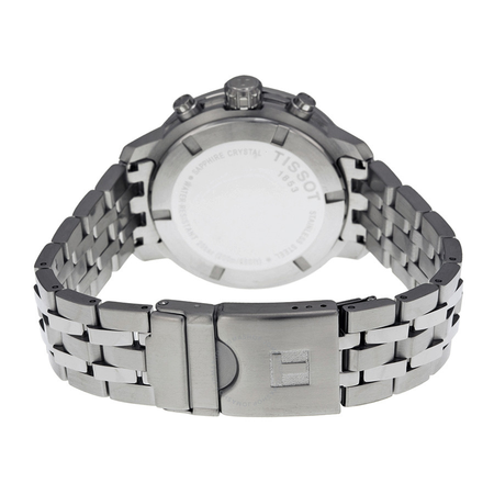 Tissot PRC 200 Chronograph Black Dial Stainless Steel Men's Watch T055.417.11.057.00