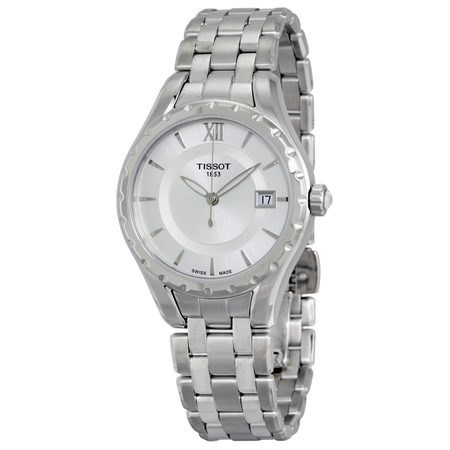Tissot T-Lady Silver Dial Stainless Steel Ladies Watch T072.210.11.038.00