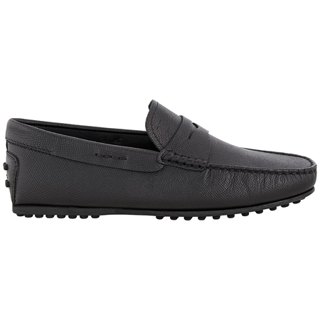 Tod's Men's Black City Gommino Driving Shoes In Leather XXM0LR00011PLTB999